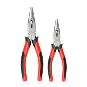 Red & Black Handle Needle-Nose Pliers