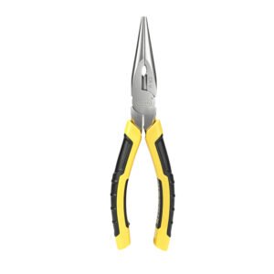 Yellow & Black Handle Needle-Nose Pliers